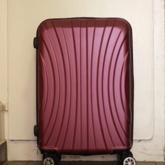 Valise brun-rouge