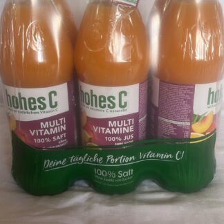 Jus de fruits multivitamines hohes C